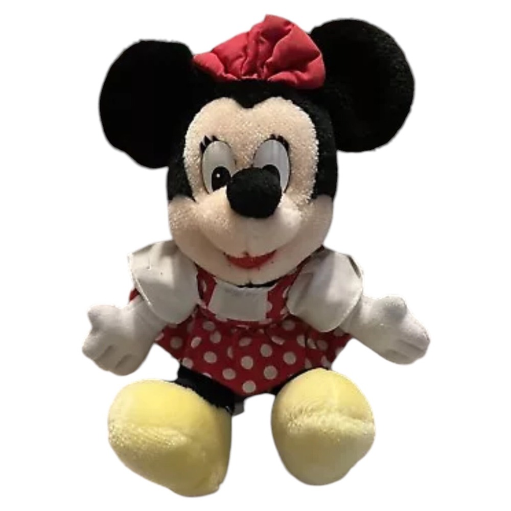 MINNIE MOUSE Disney (Walt Disney World) Vintage 10" Plush Stuffed Toy